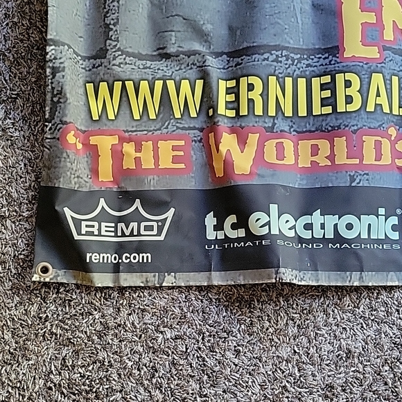 Rare Vintage 2005 Ernie Ball Battle of the Bands 9 Warped Tour Banner! - Picture 8 of 9